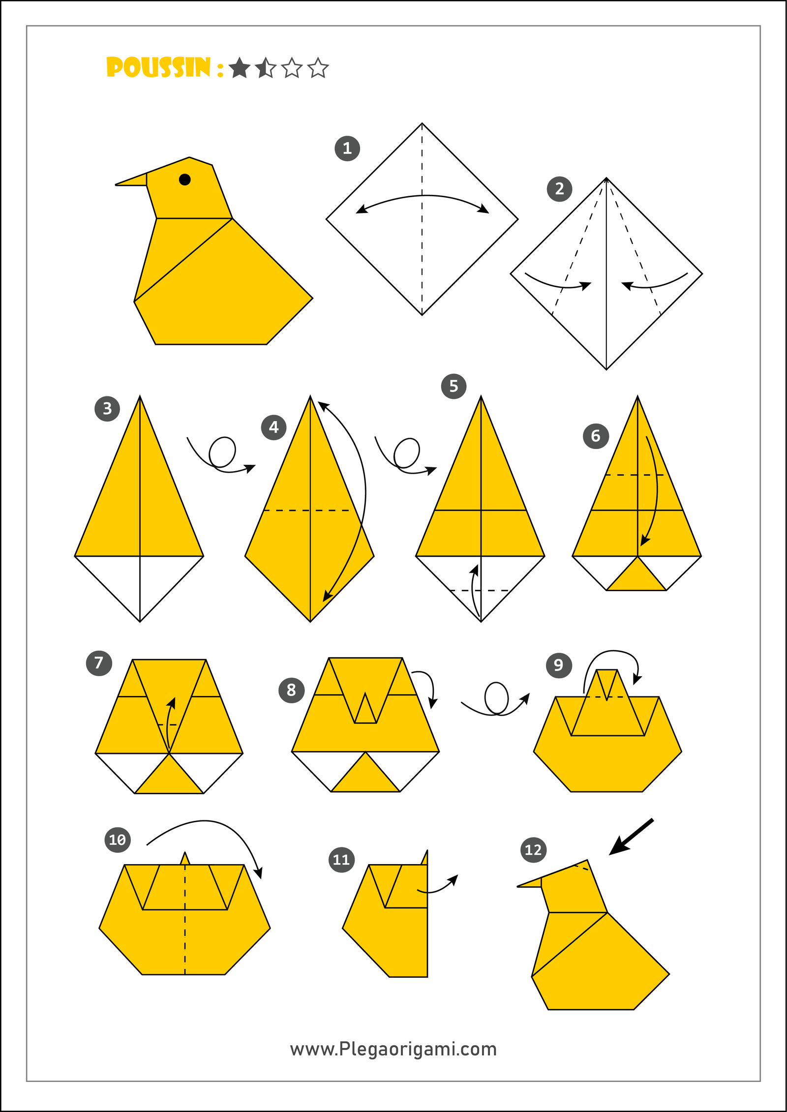 Mod le De Pliage Origami Origamis 13 Fiches Pour CP CE1 CE2 CM1 CM2 Mod le De Pliage Origami Origamis 13 Fiches Pour CP CE1 CE2 CM1 CM2